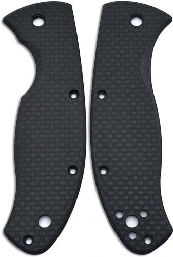 Flytanium Custom Carbon Fiber Scales for Spyderco Tenacious Knife - Matte Finish