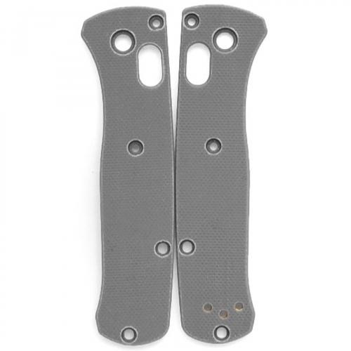 Flytanium Custom G10 Scales for Benchmade Mini Bugout Knife - Gray