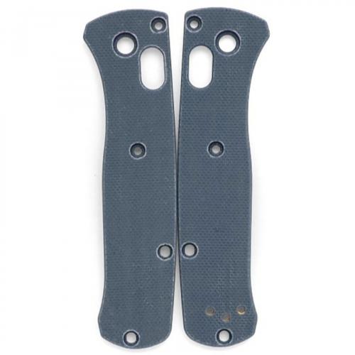 Flytanium Custom G10 Scales for Benchmade Mini Bugout Knife - Slate Blue