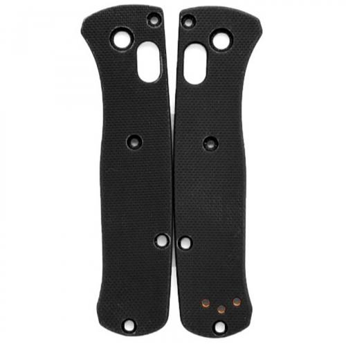 Flytanium Custom G10 Scales for Benchmade Mini Bugout Knife - Black