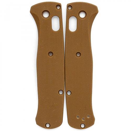 Flytanium Custom G10 Scales for Benchmade Bugout Knife - Tan