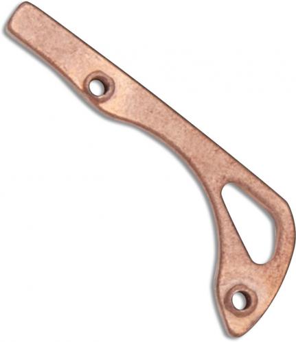 Flytanium Custom Copper Backspacer for Benchmade Mini Bugout Knife - Stonewash