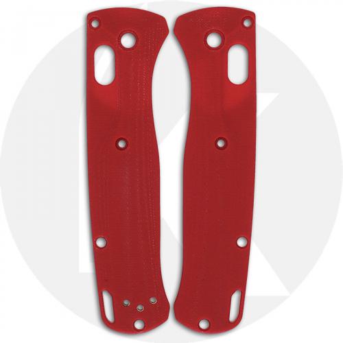Flytanium Crossfade Scales for Benchmade Bugout Red G10 Body FLY-850 