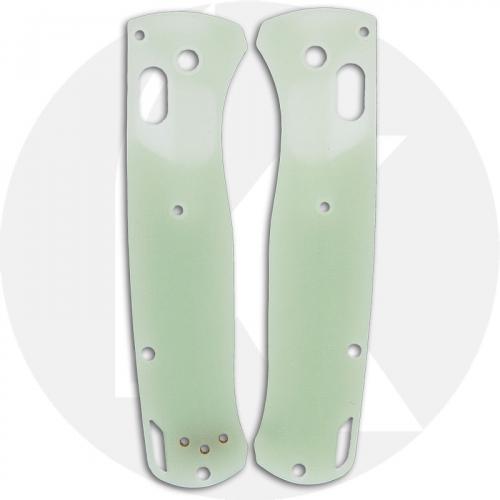 Flytanium Custom G10 Crossfade Scales for Benchmade Bugout Knife - Jade