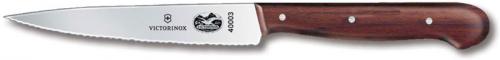 Forschner Steak Knife, Rosewood Wavy Sharp Tip, FO-40003