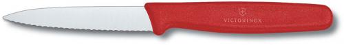 Forschner Paring Knife, 3.25 Inch Wavy Small Red Nylon, FO-40603