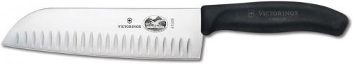 Forschner Santoku Knife 5.2523.17, Fibrox Handle Granton Edge (was SKU 41529)