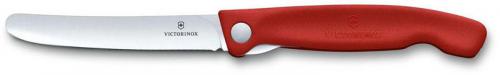 Victorinox Foldable Paring Knife 6.7801.FB - 4.3 Inch Blade - Red Polypropylene Handle with Liner Lock