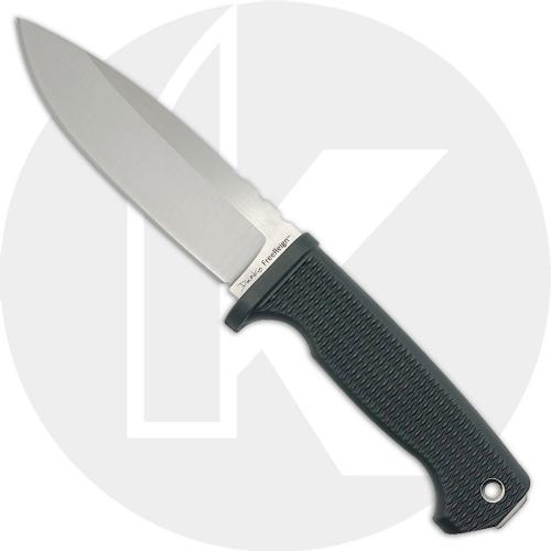 Demko FreeReign 5 Inch Drop Point AUS10A Fixed Blade - Grey Rubber Handle