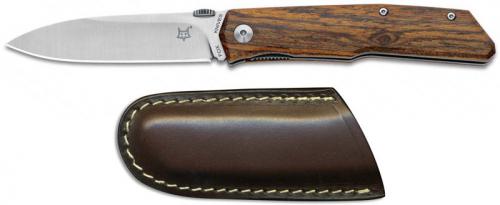 Fox Knives Terzuola FX-525 B Bob Terzuola Drop Point Bocote Wood Liner Lock Folder