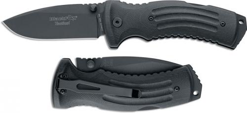 Fox Knives Blackfox BF-704 Antonio Di Gennarolama Black Drop Point Black G10 Tactical Folder