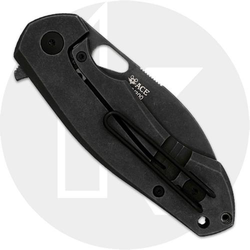 GiantMouse ACE Biblio Frame Lock Knife - PVD M390 - PVD Titanium