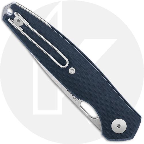 GiantMouse ACE REO Knife - Stonewash MagnaCut - Black G10