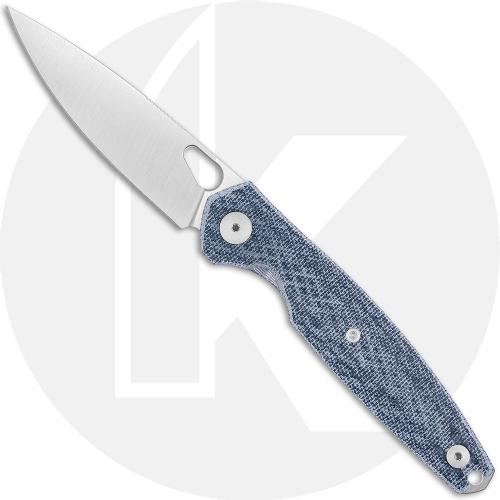 GiantMouse ACE REO Knife - Satin MagnaCut - Denim Micarta