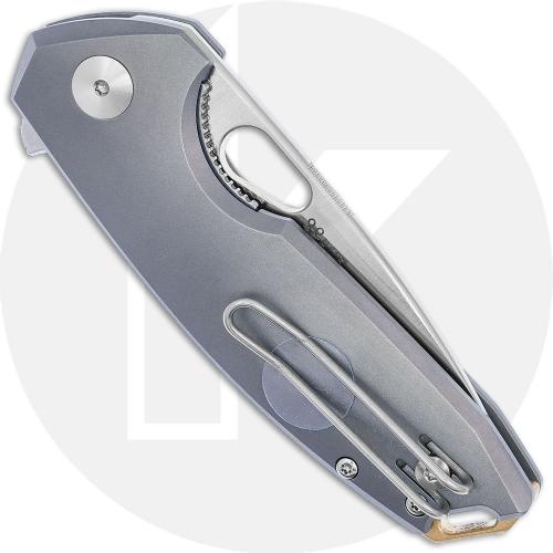 GiantMouse ACE Tribeca Knife - Satin MagnaCut - Titanium