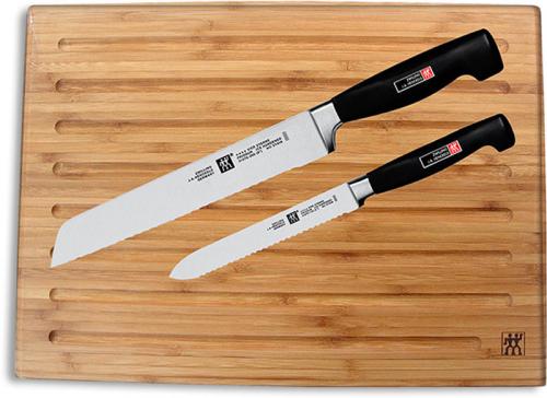 Henckels Knives: Henckels Four Star Bread and Roll Knife Set, HE-63200