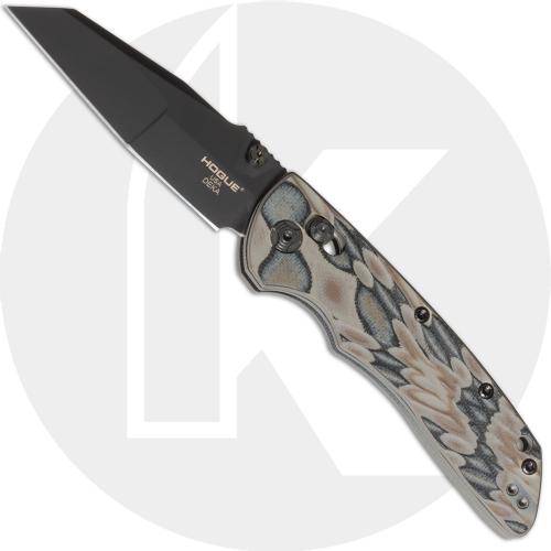 Hogue Deka Manual Folder 24267 - Black Cerakote 20CV Wharncliffe - G-Mascus Dark Earth G10 - ABLE Lock - USA Made