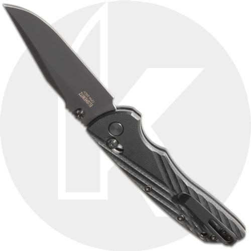 Hogue Deka Manual Folder 24276 - Black Cerakote 20CV Clip Point - Black G10 - ABLE Lock - USA Made