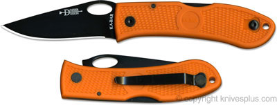 KA-BAR Knives: KABAR Dozier Folding Thumb Notch, Orange, KA-4065BO