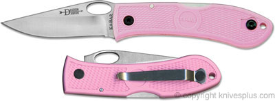 KA-BAR Knives: KABAR Dozier Folding Thumb Notch, Pink, KA-4065PK
