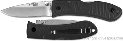KA-BAR Knives: KABAR Mini Dozier Folder, Black Handle, KA-4072