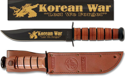 KABAR Knife, USMC Korean War Commemorative, KA-9106