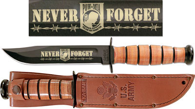 KA-BAR Knives: KABAR POW MIA Knife, US Army, KA-9147