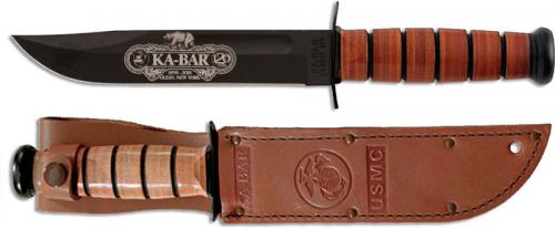 KABAR 9191 120th Anniversary Commemorative Knife with USMC Tang Stamp USA Made