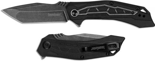 Kershaw Flatbed 1376 - SpeedSafe Assist - BlackWash Tanto - Black GFN - Flipper Folder