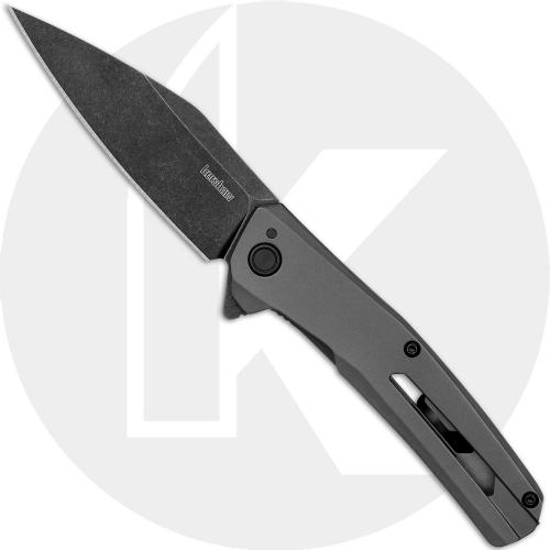 Kershaw Flyby 1404 Knife - Assisted - D2 - Grey PVD Stainless Handle - Flipper Folder