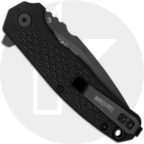 Kershaw Conduit 1407 Knife - Assisted - Black GFN - Flipper Folder