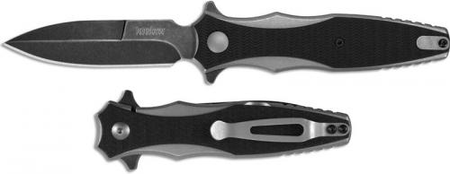 Kershaw 1559 Decimus Rick Hinderer BlackWash Spear Point SpeedSafe Flipper Folder