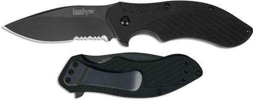 Kershaw Black Clash, Part Serrated, KE-1605CKTST