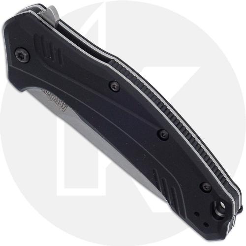 Kershaw Link 1776BLK20CV - Stonewash 20CV - Black Aluminum - SpeedSafe Assist - USA Made