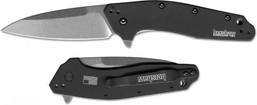Kershaw Dividend 1812BLK Knife Limited M390 Flipper Folder Assisted Opening Black Aluminum