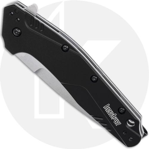 Kershaw Dividend 1812BLKMAG - Assisted - MagnaCut Blade - Black Aluminum - Flipper Folder - USA Made