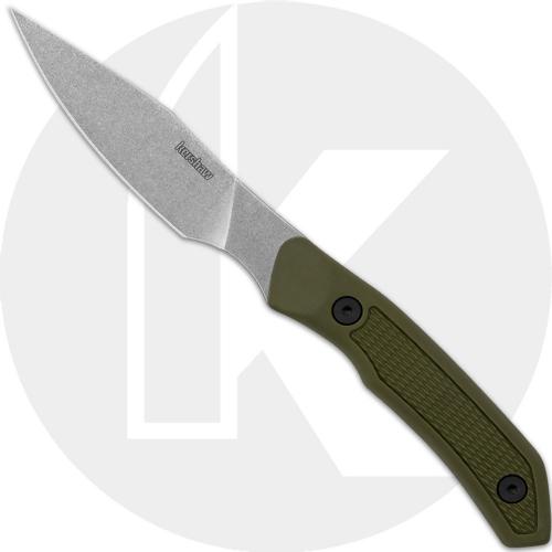 Kershaw Deschutes Caper 1882 Fixed Blade Knife - D2 Stonewash Blade - GFN Sheath