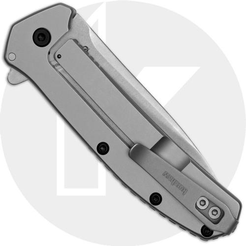 Kershaw Outcome 2044 Knife - Assisted - Stainless Handle - Flipper Folder