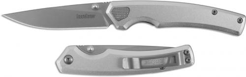 Kershaw 2131 Epistle EDC Bead Blast Drop Point Aluminum Handle Liner Lock Folding Knife