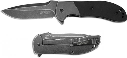 Kershaw Scrambler Knife, BlackWash, KE-3890BW