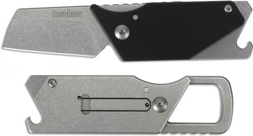 Kershaw Pub 4036BLK Knife Dmitry Sinkevich Bottle Opener Multi Tool Black Aluminum