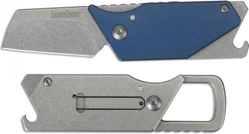 Kershaw Pub 4036BLU Knife Dmitry Sinkevich Bottle Opener Multi Tool Blue Aluminum