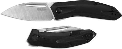 Kershaw Turismo 5505 - 2 Tone Satin D2 Leaf Blade - Black PVD Stainless Steel - SpeedSafe Assist - Flipper Folder