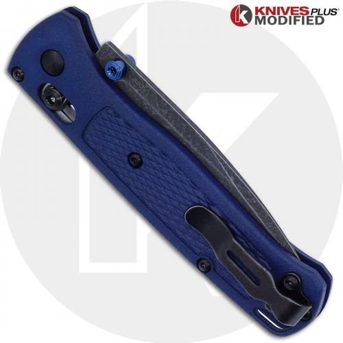 MODIFIED Benchmade Bugout 535 - Acid Stonewash - Youre My Boy Blue - Rit Dyed Handle