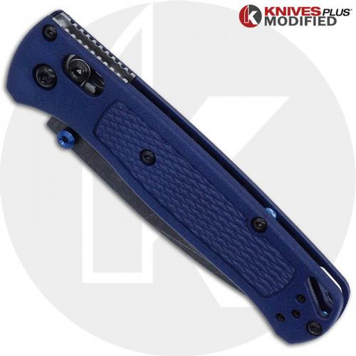 MODIFIED Benchmade Bugout 535 - Acid Stonewash - Youre My Boy Blue - Rit Dyed Handle