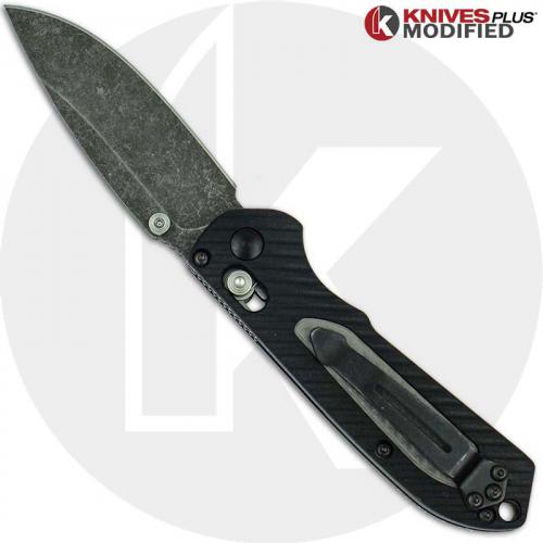 MODIFIED Benchmade Mini Freek Knife 565 - Acid Stonewash Blade