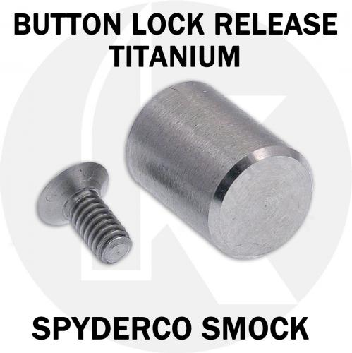 Titanium Replacement Button (Lock Release) for Spyderco Smock Knife