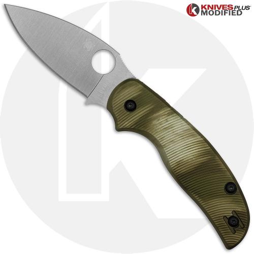 MODIFIED Spyderco Sage 5 Lightweight - MagnaCut - AWT Aggressive Agent Custom Anodized Scales