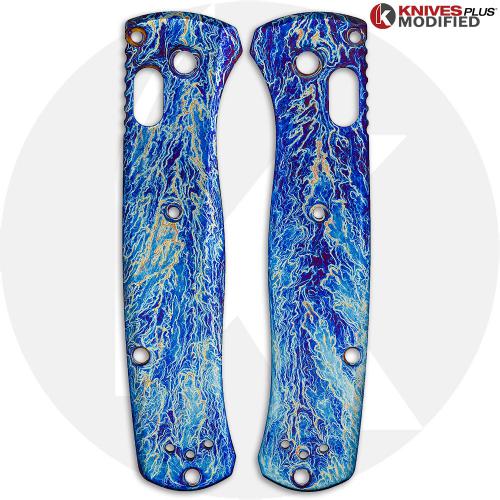 KP Custom Titanium Scales for Benchmade Bugout Knife - Mayhem Finish