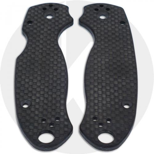 KP Custom Carbon Fiber Scales for Spyderco Para 3 Knife